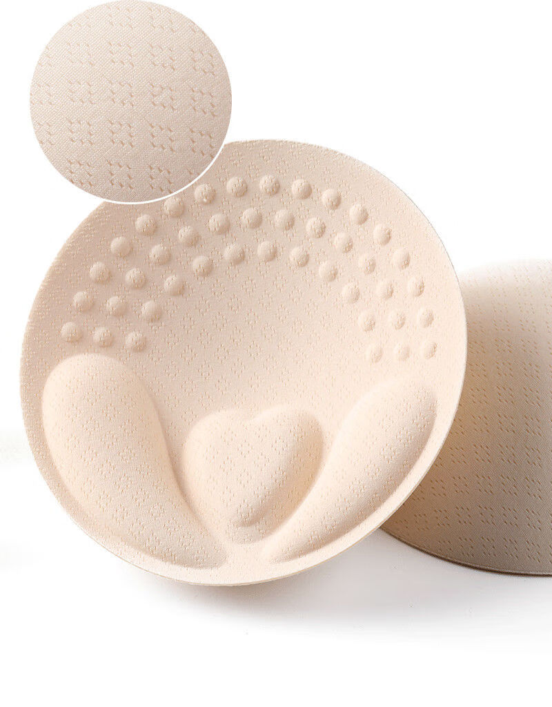 天然乳胶胸垫小胸专用特加厚超厚内衣文胸罩杯垫聚拢海绵插片 中厚2cm