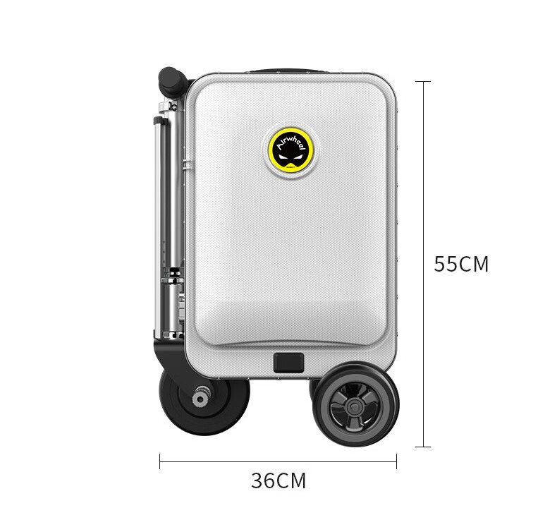 airwheel爱尔威电动伸缩行李箱智能行李箱载人骑行登机箱铝框拉杆箱20