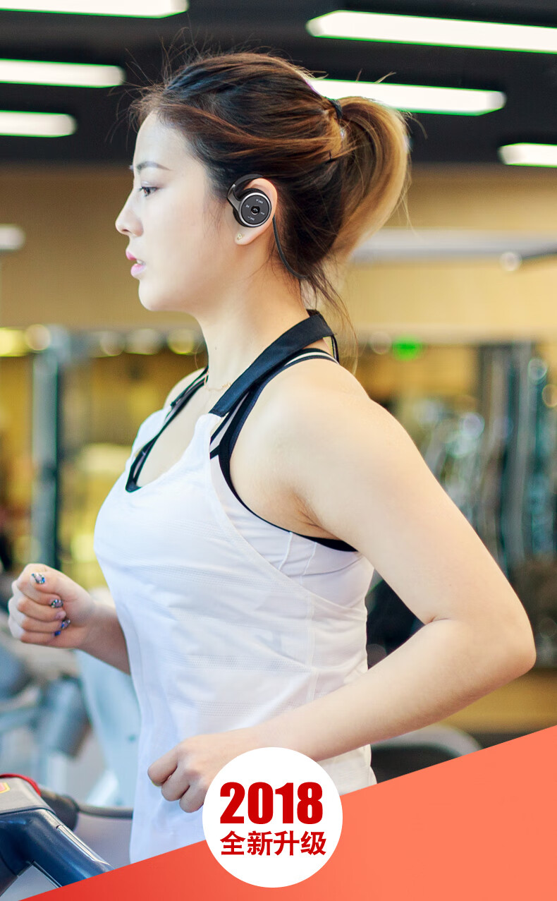 【带32g卡】运动蓝牙耳机跑步挂耳式无线插卡头戴脑后式不入耳重低音