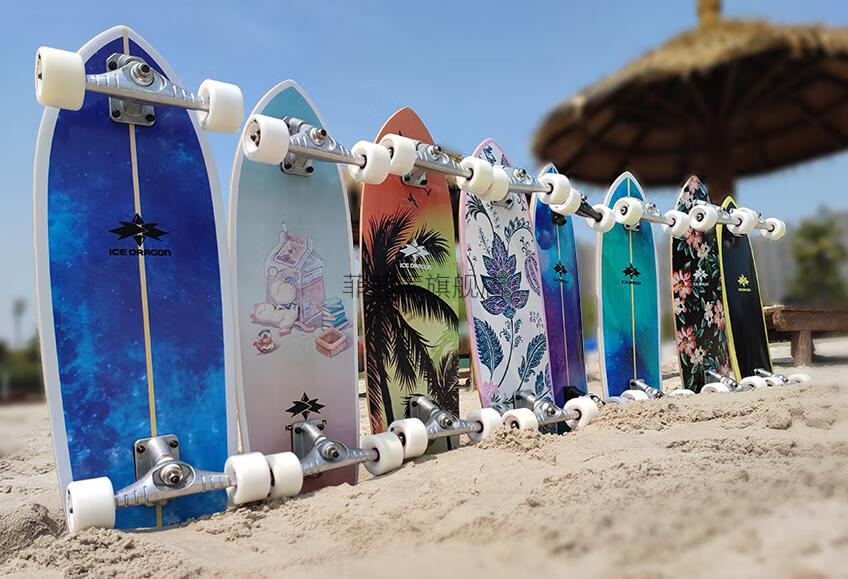 陆地冲浪板冰龙陆地冲浪板滑板路冲板初学者6陆冲板儿童免蹬青少年