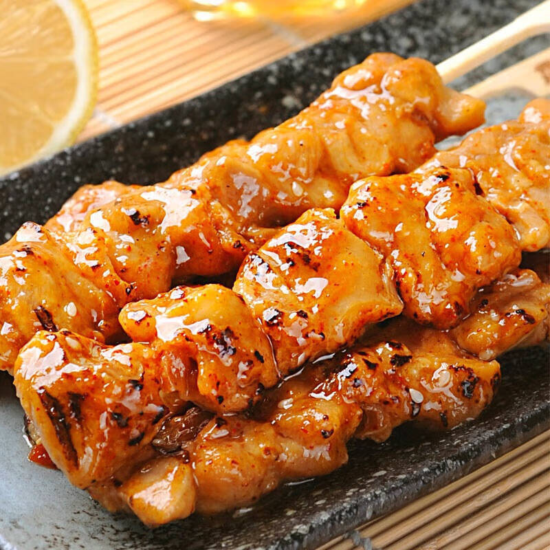 鸡腿肉串10串照烧鸡肉串熟制微波便利店日式烧烤食材 一包 270g【图片