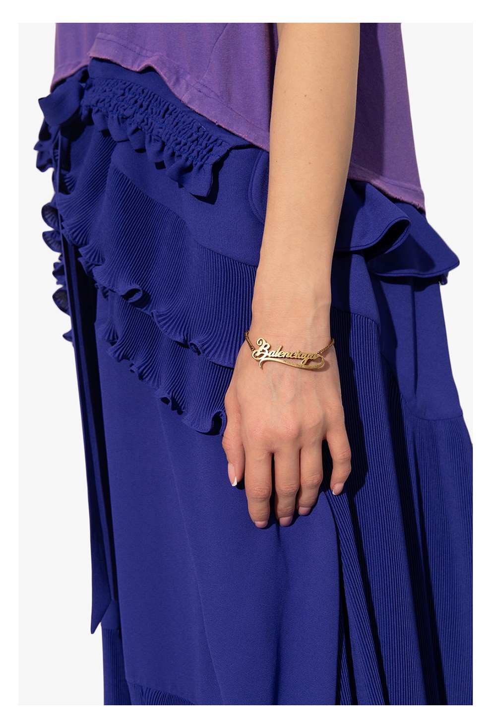 balenciaga 巴黎世家 2022年新款男女通用金属徽标手链 674579 tz99j