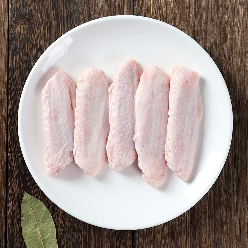 鸭肉鸭二节翅冷冻生鲜鸭翅生鸭翅膀卤肉烧烤火锅 鸭二节翅 1.5kg【图
