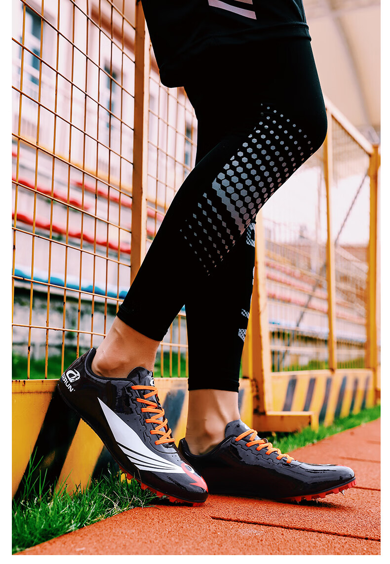 钉鞋田径训练短跑7钉跑钉鞋男长钉中长跑透气a字标田径钉鞋学生青少年