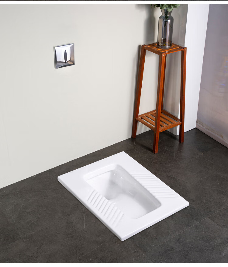 科勒(kohler 科勒蹲便器k-20442t带弯防臭暗装蹲坑家用工程蹲厕脚踏