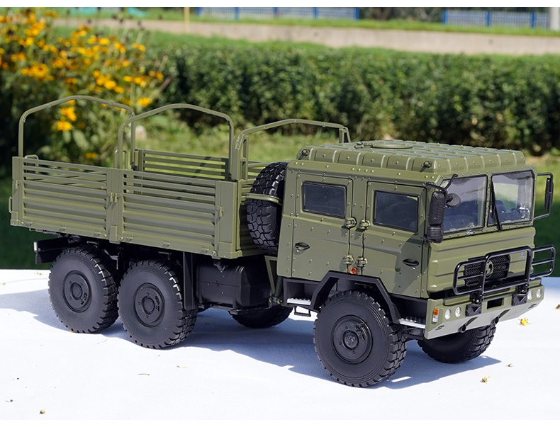 1:24原廠汽車模型 豪沃越野軍車 陝汽軍車 軍用運兵車 卡車模型 仿真