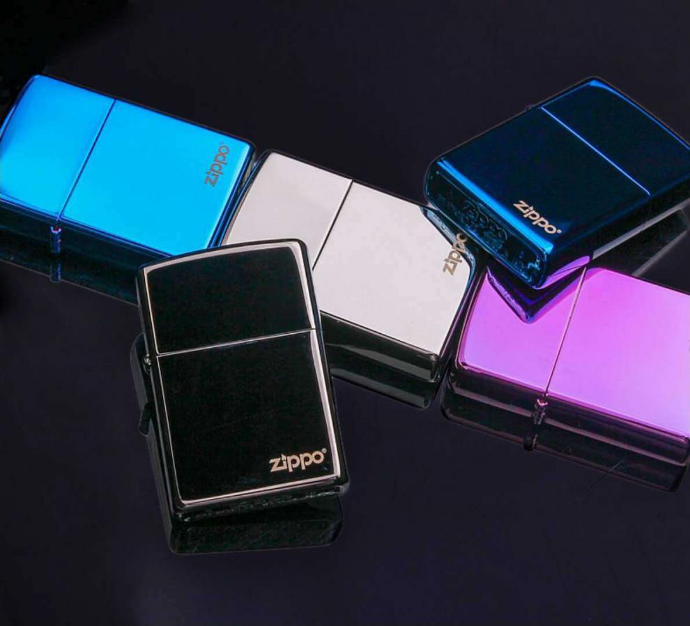 zippo打火机zippo打火机白冰镜面原装之宝煤油防风打火机男礼物刻字