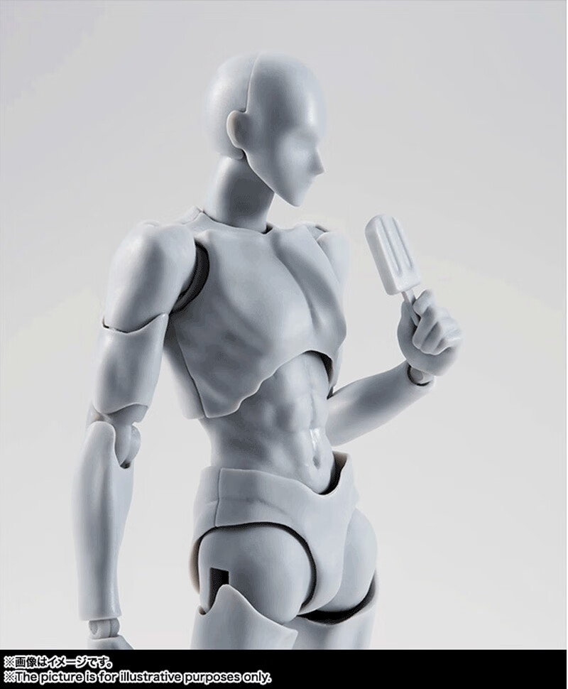 万代shf男女素体同款灰黑肉橙手办模型豪华版绘画工具关节可动人偶dx