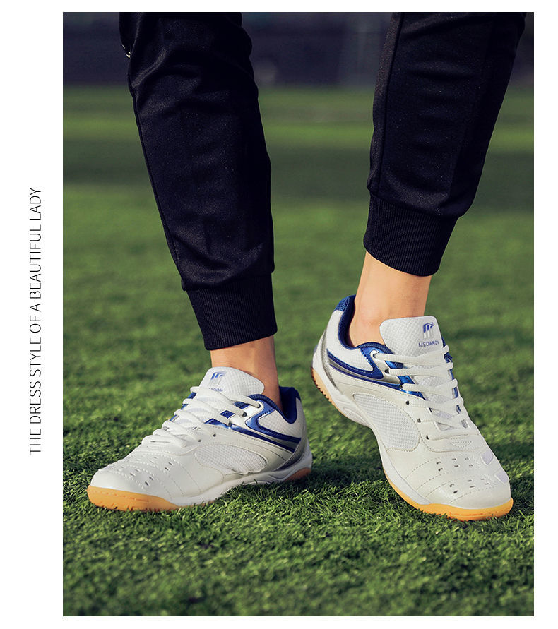 乒乓球鞋乒乓球鞋男款乒乓球鞋牛筋底轻便男女耐磨减震比赛室内外训练