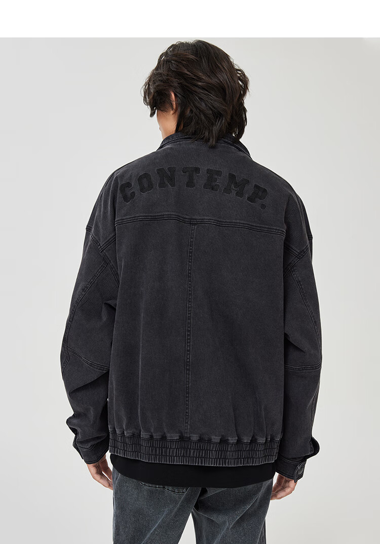 jack jones/杰克琼斯冬季男士潮流百搭舒适牛仔夹克外套222457006a16