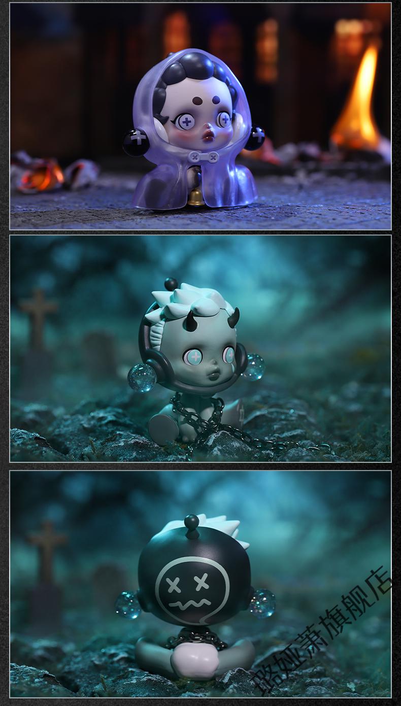 2022新款密林古堡确认款血色玫瑰僵尸宝宝潮玩盲盒公仔一整套 确认款
