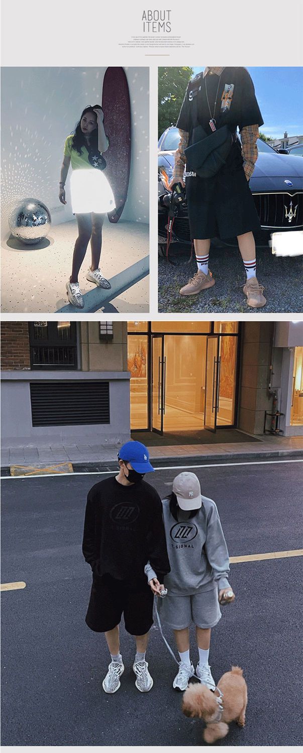 椰子鞋男正版350白冰蓝满天星350芝麻夏季女学生潮鞋 毒-尾灯(pt版本)