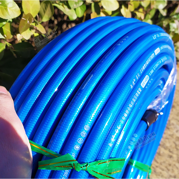 85农用高压三胶四线编织橡胶喷雾管汽油打药机喷药管出水软管子精品全