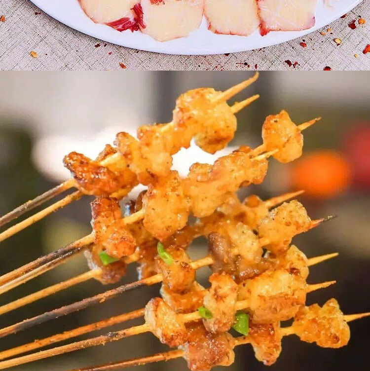 原切牛胸口油胸口朥胸口肉牛胸脯油原切速冻潮汕火锅烧烤食材清真安小