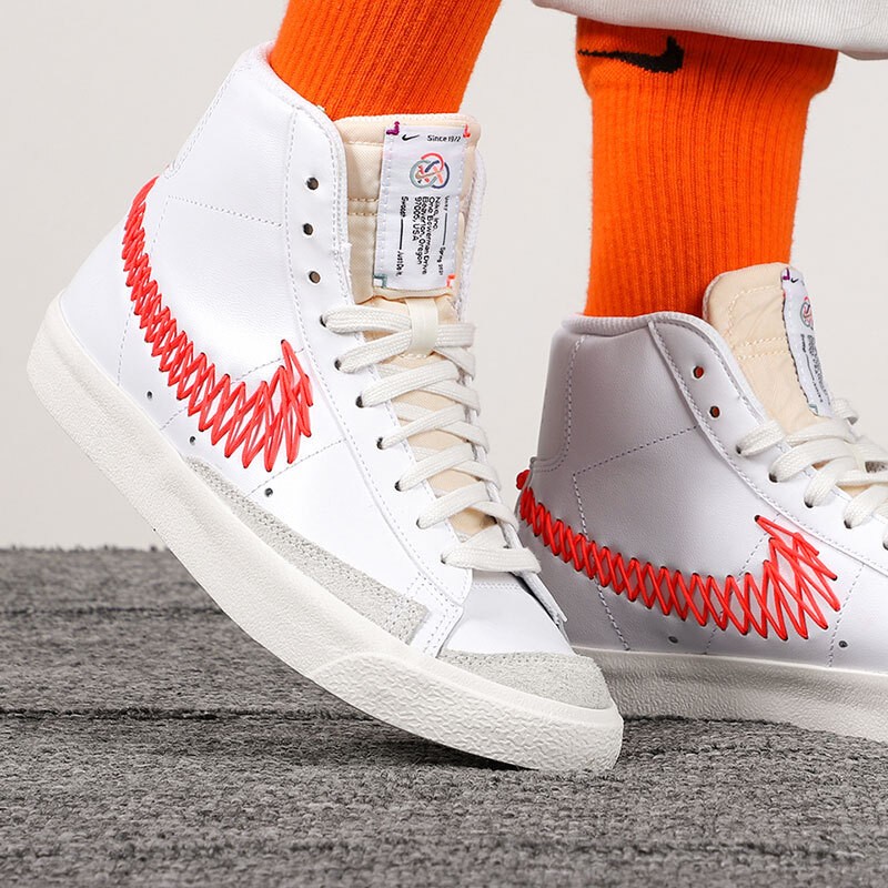 nike耐克女鞋2021秋季新款新年款耐磨时尚板鞋中国结开拓者高帮休闲鞋