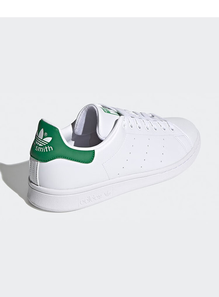 【旗舰官方店】stan smith 三叶草 史密斯绿尾 情侣小白鞋m20324 m20
