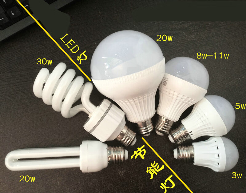 燈家用照明led燈泡帶開關節能燈插電床頭燈插座燈座插頭e27螺口小燈座