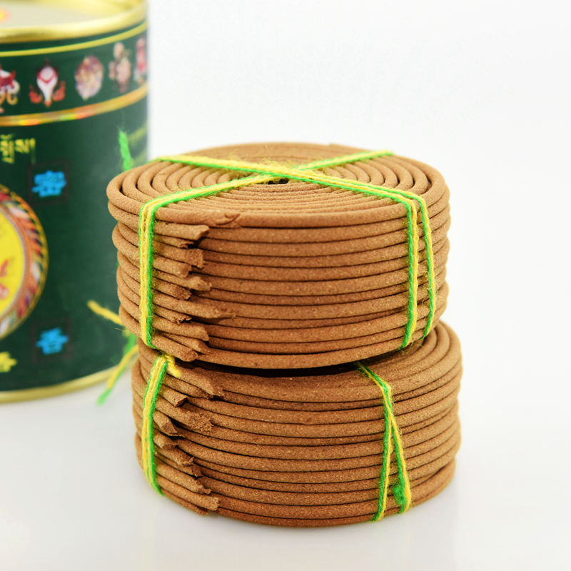 ddlp藏香佛教盘香佛香天然西藏盘香上供香 家用手工室内三宝 圆满盘香