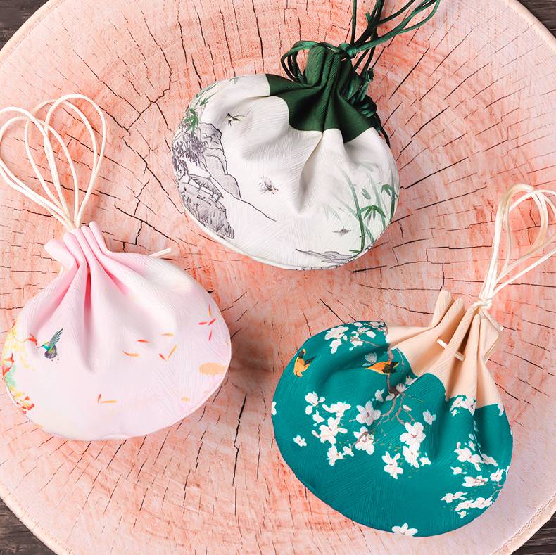 端午中国风香包 端午节香囊古风刺绣汉服荷包空袋中国风腰配随身艾草