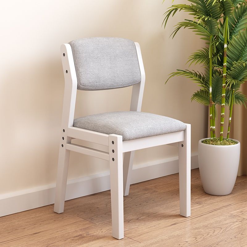 定制北欧实木升降椅家用中学生学习椅可调节靠背椅子电脑椅凳初中生