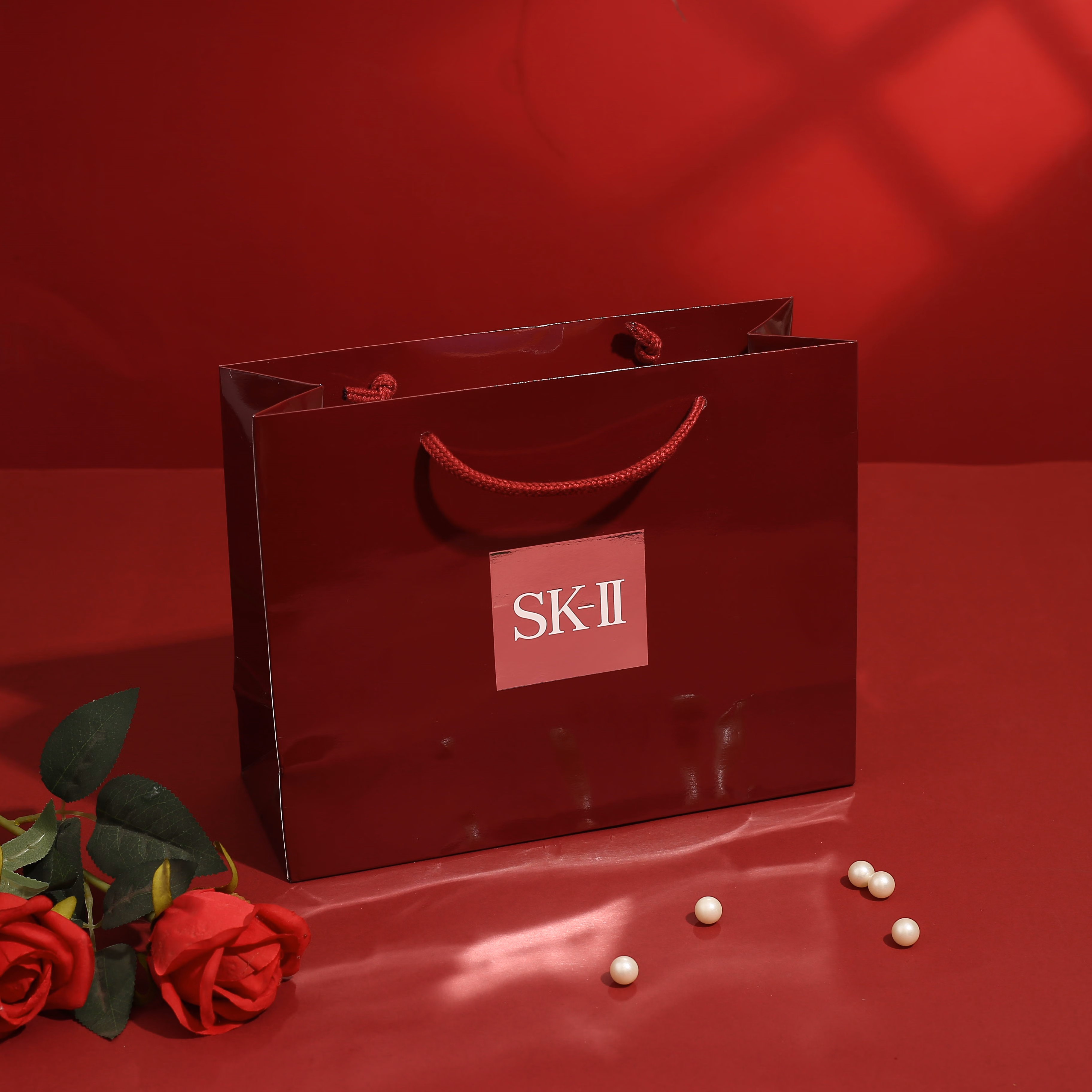 定制sk-ii礼盒包装袋 专柜skii/sk2礼盒包装空盒子神仙水礼品盒包装袋