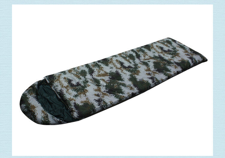 07加厚迷彩睡袋保暖 户外野战睡袋单兵睡袋 露营保暖迷彩睡袋 标准