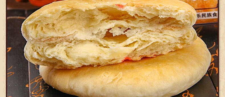 固根堂(gugentang)内蒙古草原特产甜味酥油饼正宗传统老式手工糕点