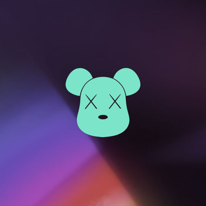 tlp镂空车贴momo熊暴力熊遮瑕贴行李箱笔记本贴机箱防水贴纸 暴力熊