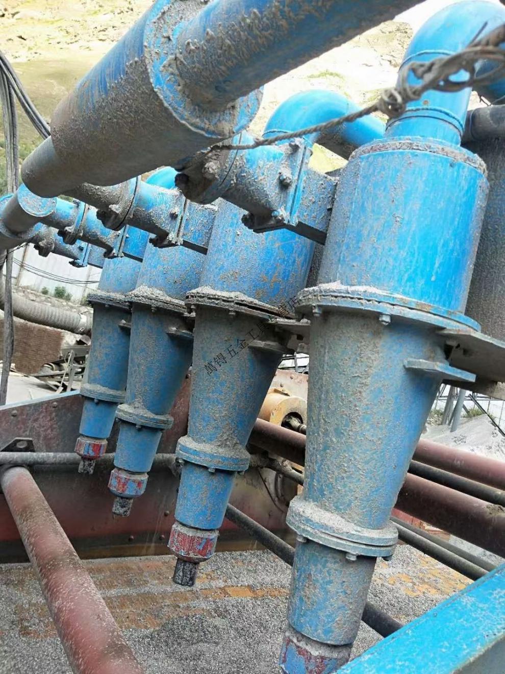 旋流器洗沙回收机细沙回收耐磨沉沙嘴现货 碳化硅350沉沙嘴【图片