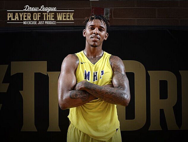 篮球球星湖人0号尼克杨他强任他强签名运动手环硅胶夜光腕带球迷蓝粉