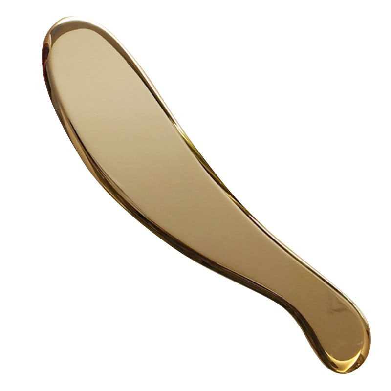 问痧堂纯黄铜刮痧板虎符纯铜刮痧板李氏砭法按摩刮痧黄铜面部经络养生