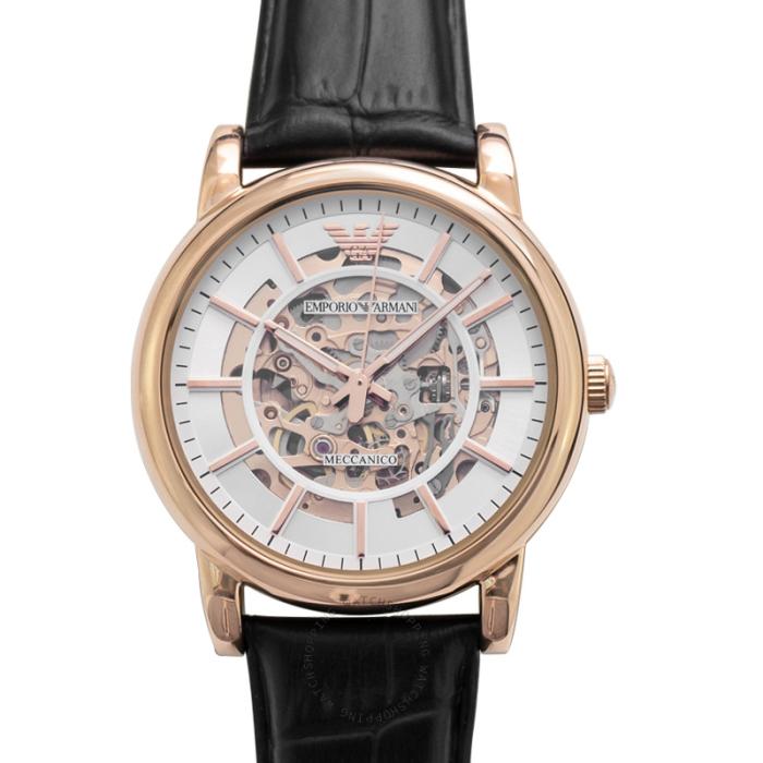 自动机械手表腕表表盘43mm防水30m表盘透底设计款ar60007skeletonos