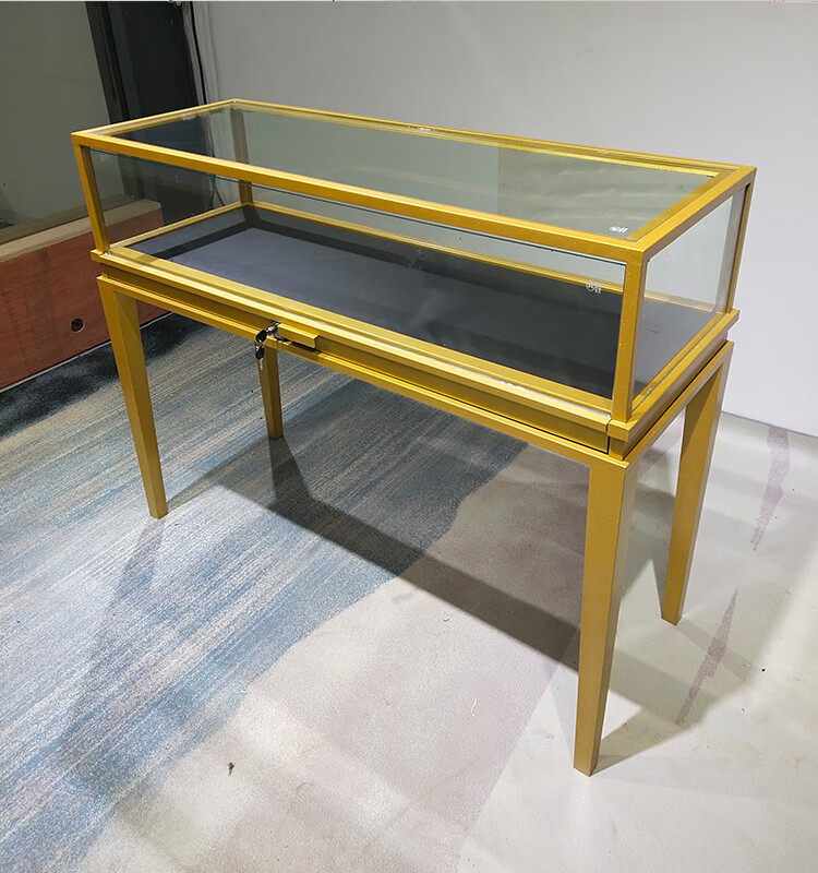 木石村居壹号 奢侈品珠宝展示柜首饰饰品柜柜台陈列架金属玻璃柜子