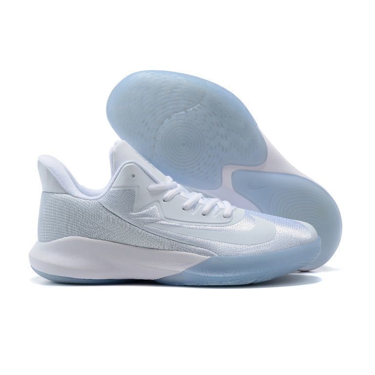 耐尅男款precision 4篮球鞋实战耐磨轻便气垫防滑男运动鞋 黑红白