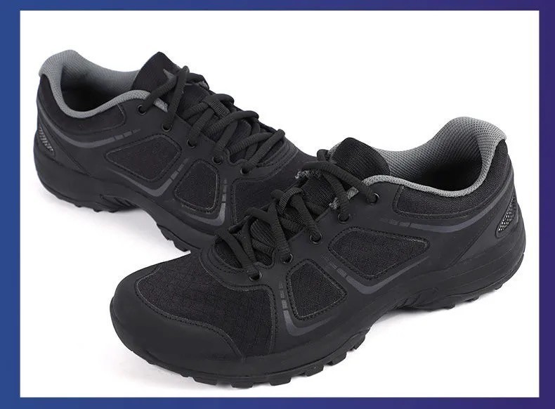 际华新式19作训鞋体能训练鞋男迷彩鞋作战靴作训胶鞋黑色透气轻跑步鞋