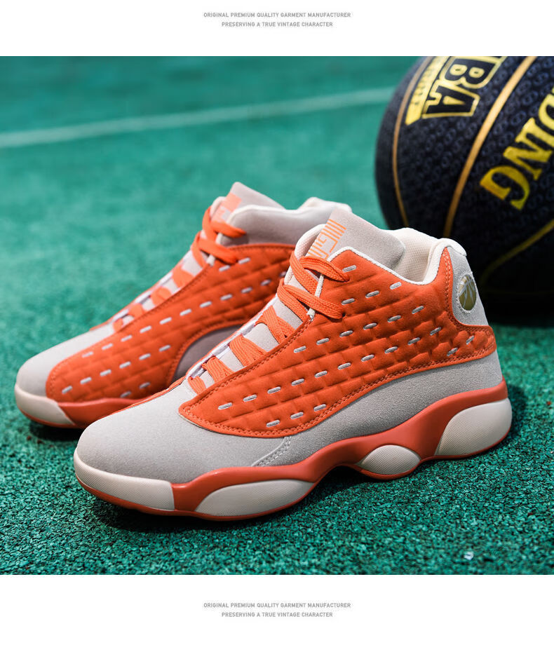 莆田纯原aj13兵马俑篮球鞋男女高帮休闲学生乔13青少年运动鞋科比战靴