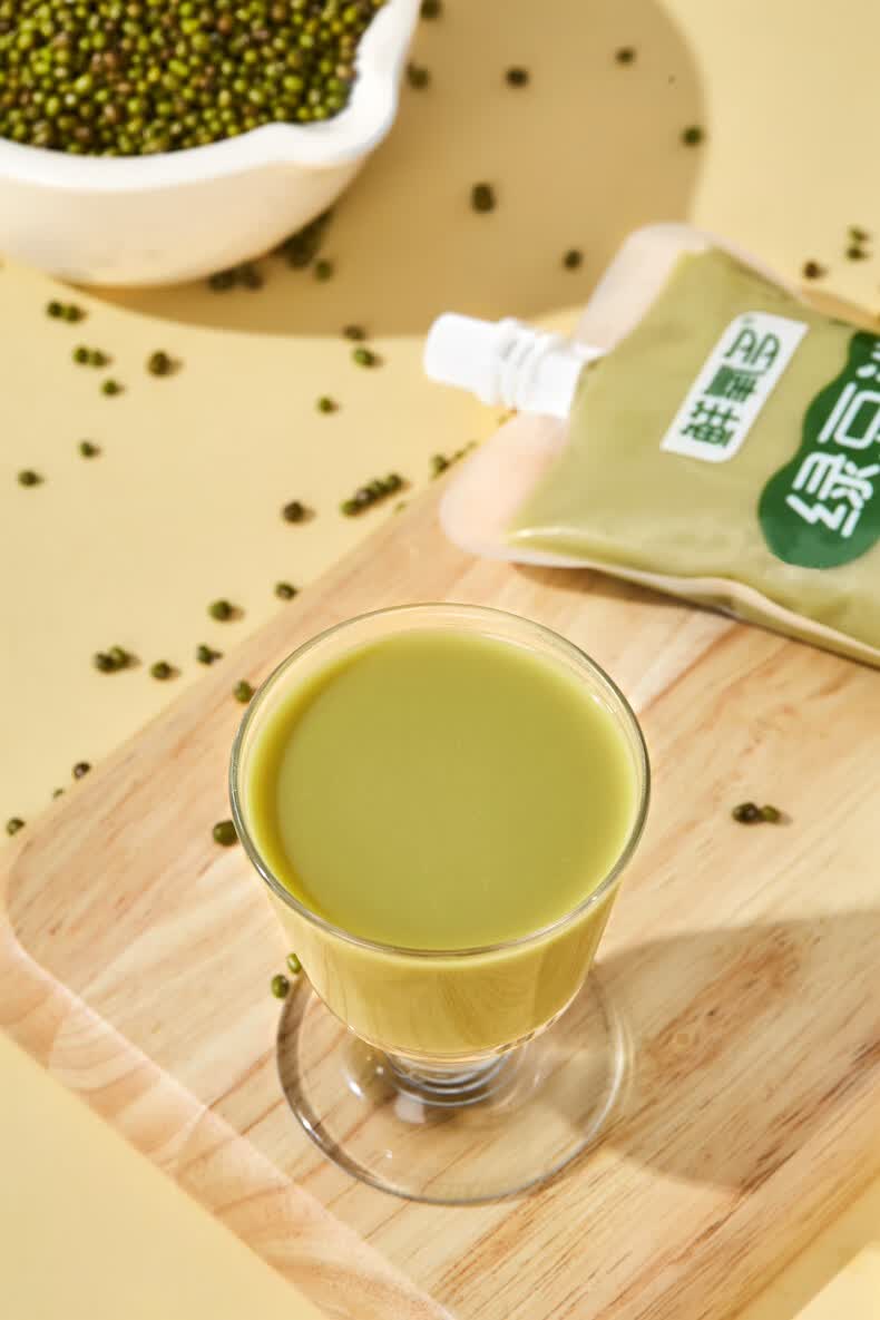 辉导 鲜氧多绿豆沙谷物植物饮料绿豆沙冰夏季饮品夏天绿豆水袋装即食