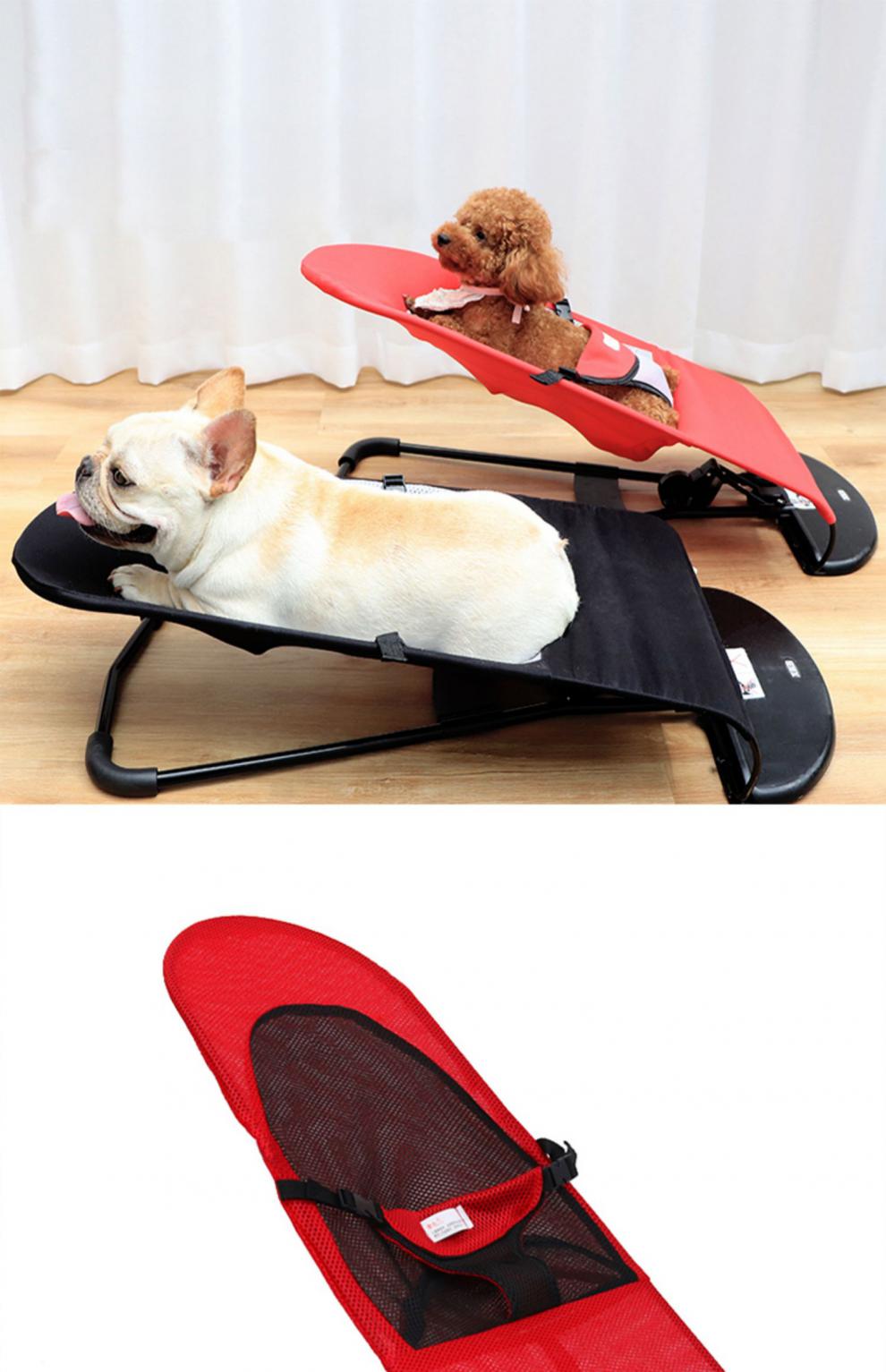 狗狗弹簧床狗狗摇摇椅法斗弹簧椅子小型泰迪睡觉行床小狗躺椅宠物摇