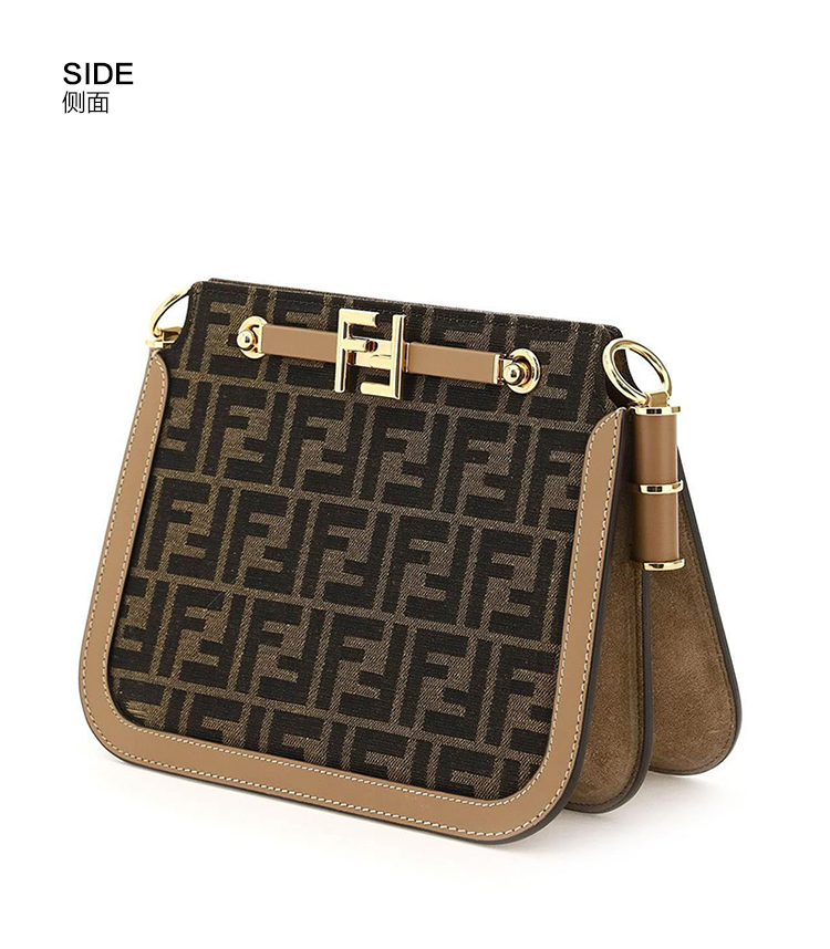 芬迪fendi touch ff 女士手袋单肩斜挎包 8bt349 agy6 f1fsm 棕色