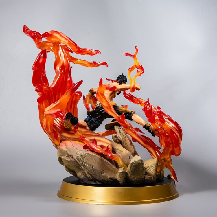 航海王海贼王手办限量版火拳艾斯gk顶上战争场景国产现货雕像航海王