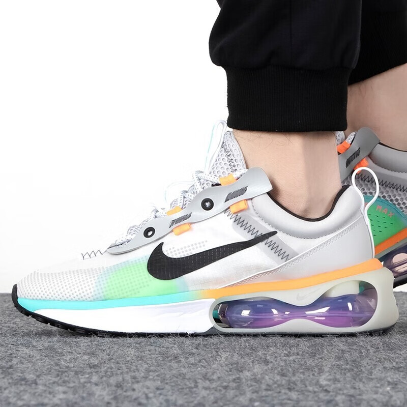 nike air max 2021 男子撞色拼接运动休闲气垫跑步鞋 do2336-010 浅