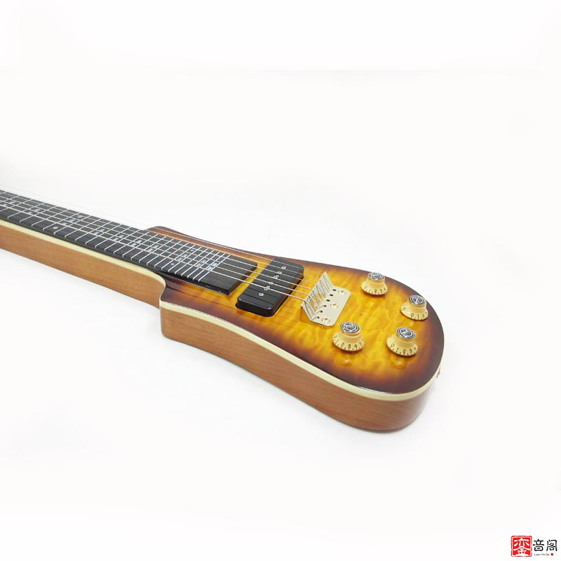 vorson滑棒六弦电吉他6弦夏威夷滑棒吉他夏威夷钢棒电琴lt230夕阳色琴