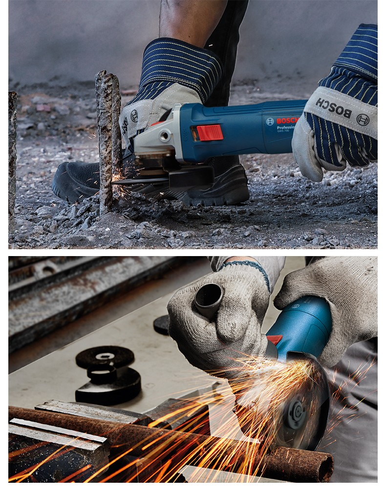 博世(bosch)角磨机打磨机磨光机手磨机多功能电动切割机gws700 gws700