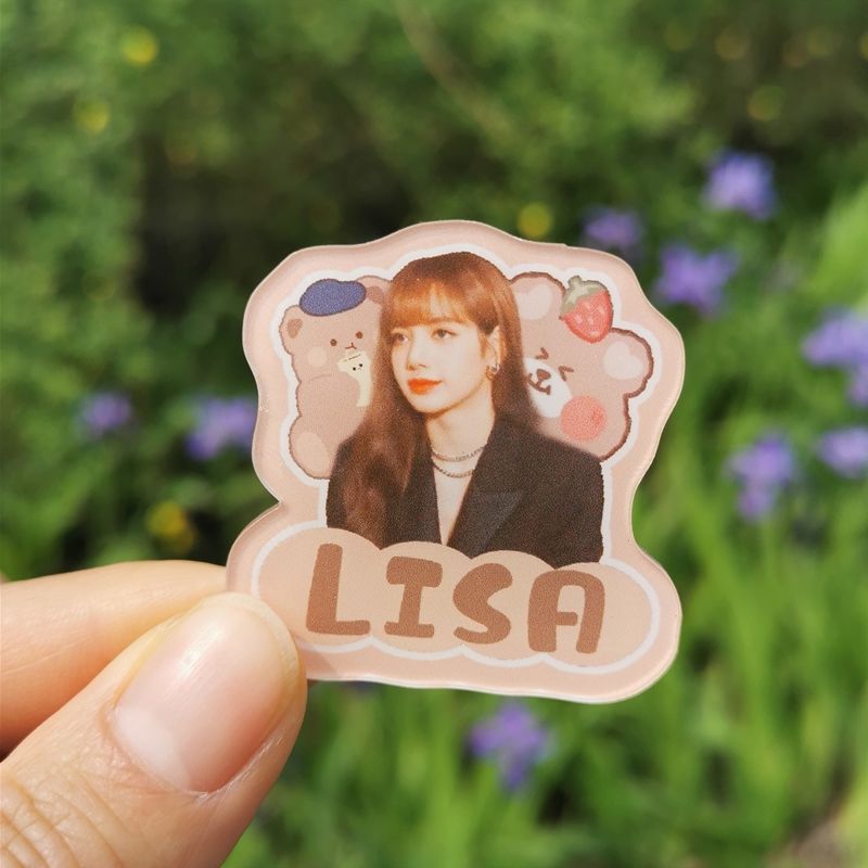 【京选推荐】blackpink周边粉墨应援胸jennie金智秀lisa朴彩英rose