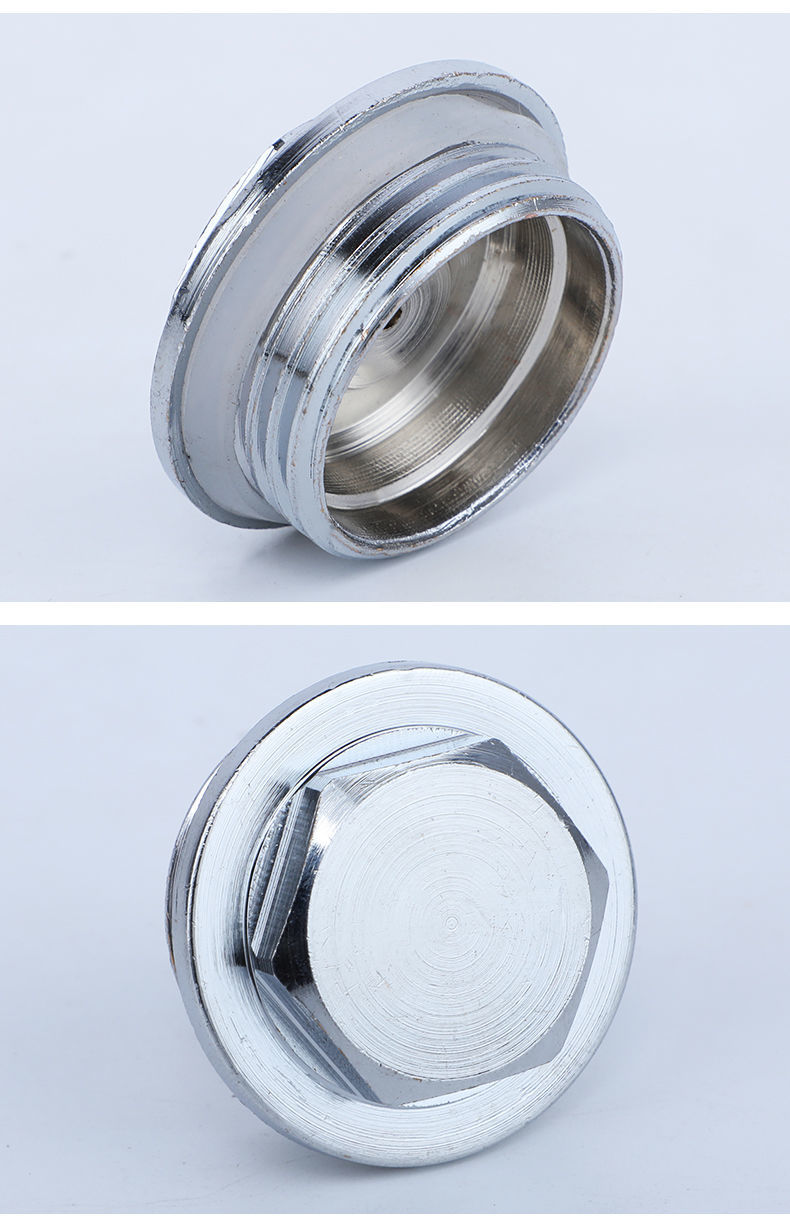 【轻奢】1寸6分4分暖气片配件丝堵堵头跑风排气阀放气阀钢制铜铝纯铜