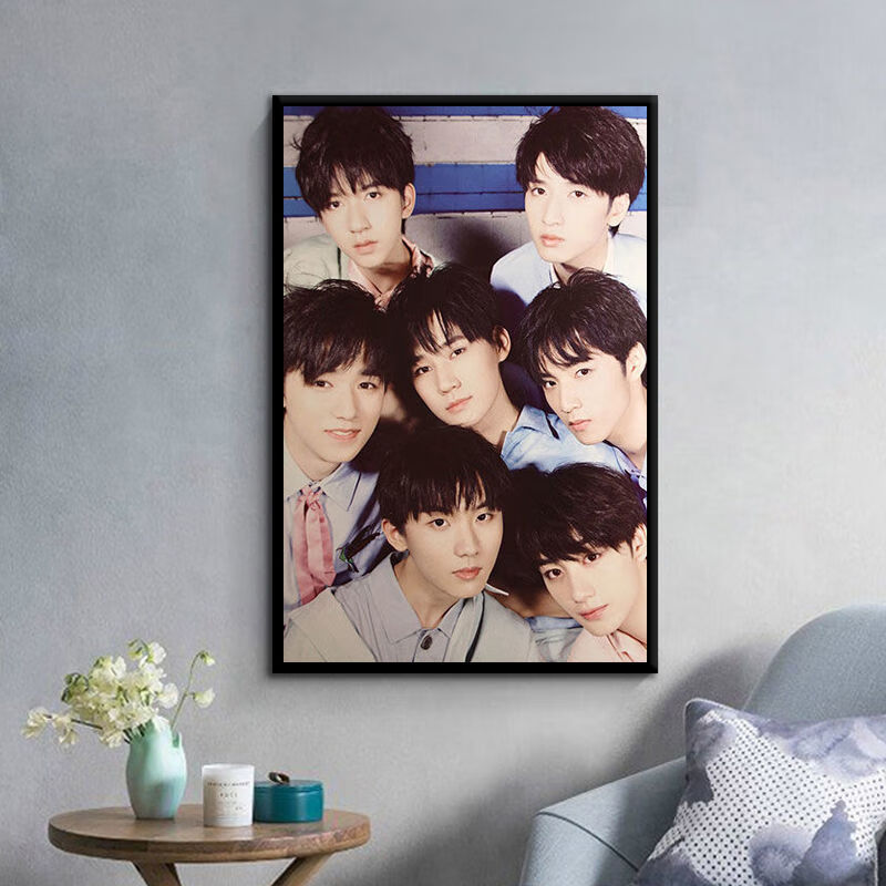 tnt时代少年团diy数字油画宋亚轩马嘉祺手绘画手工填色油彩画 a3 20*