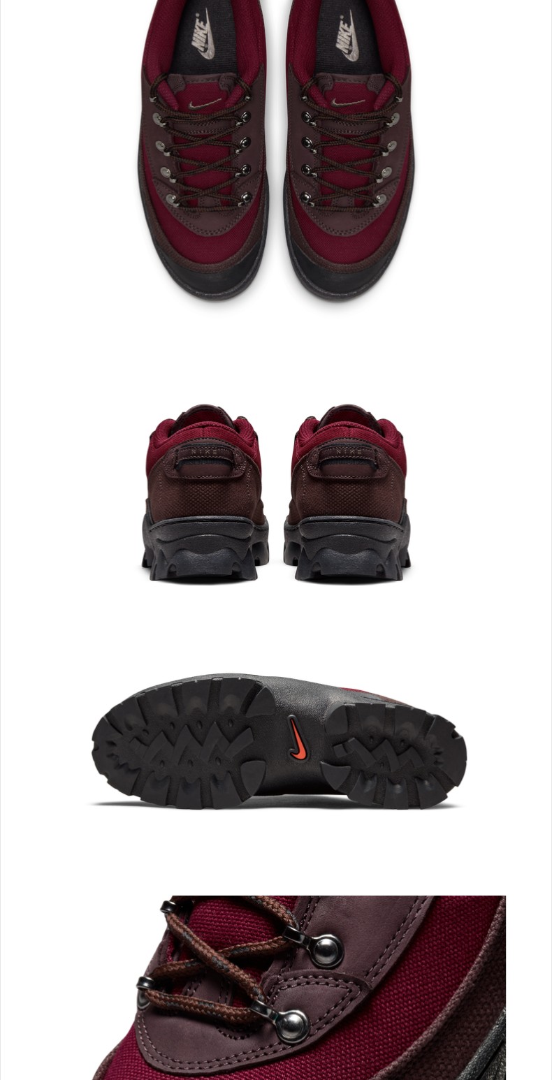 纯原高品质outletslaharlow女子运动鞋aj 201深褐/烟灰-暗甜菜根色-黑