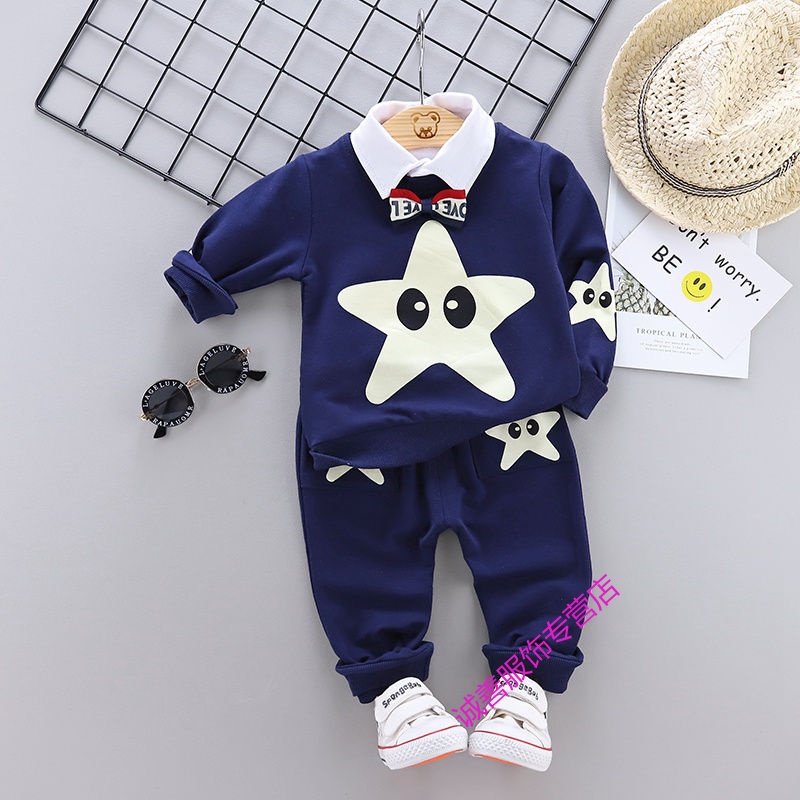 迪士尼 小男孩春天穿的衣服2020新款儿童装男童宝宝小童春秋男孩洋气