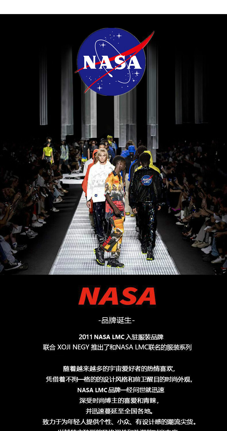 装宽松潮牌五分半袖上衣服宇匠 【nasa字母】米色 m【图片 价格 品牌