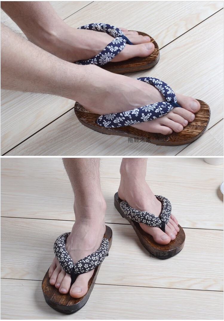 出口日本男式 木屐拖鞋纯手工人字木拖鞋木头拖鞋日式木拖鞋品质定制